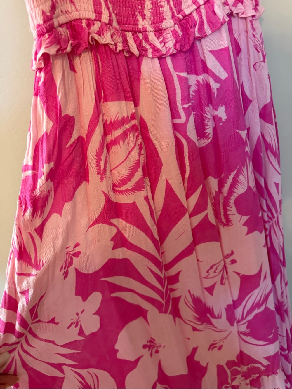 🌸Fate Pink Floral Maxi Dress - with pockets🌸 - Picture 3 of 8